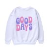 Minimalist Good Days SZA sweatshirt in soft cotton, perfect gift for music lovers.