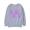 Minimalist Good Days SZA sweatshirt in soft cotton, perfect gift for music lovers.