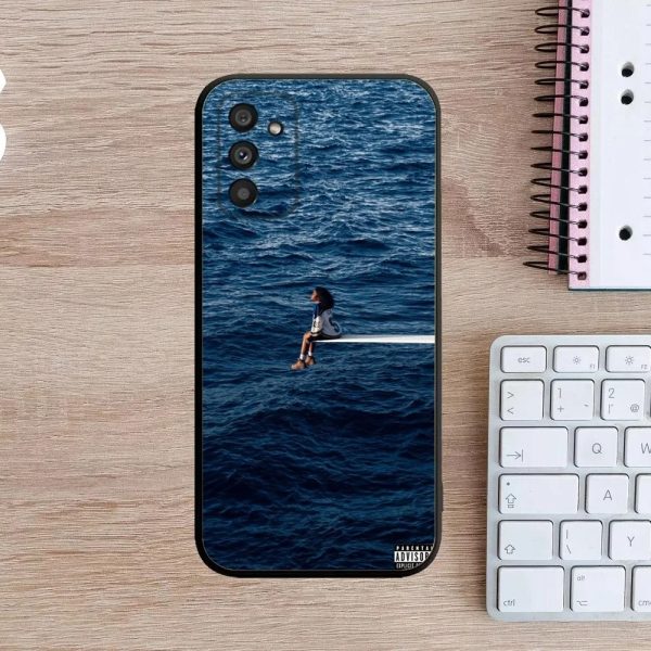 Black soft cover phone case featuring SZA and Lana for Samsung Galaxy A series