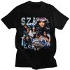 SZA Fan T-Shirt with CTRL and SOS Album Cover – Vintage Hip Hop Tee for Women