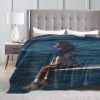 SZA ocean aesthetic flannel music blanket for bedroom and sofa