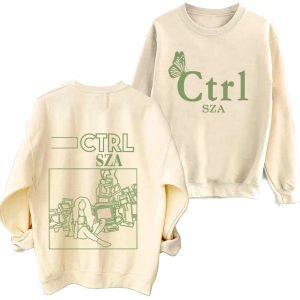 Minimalist Ctrl SZA Hoodie – Unisex Music-Inspired Sweatshirt